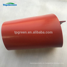 hoja de goma de aislamiento de silicona transparente rojo para la venta